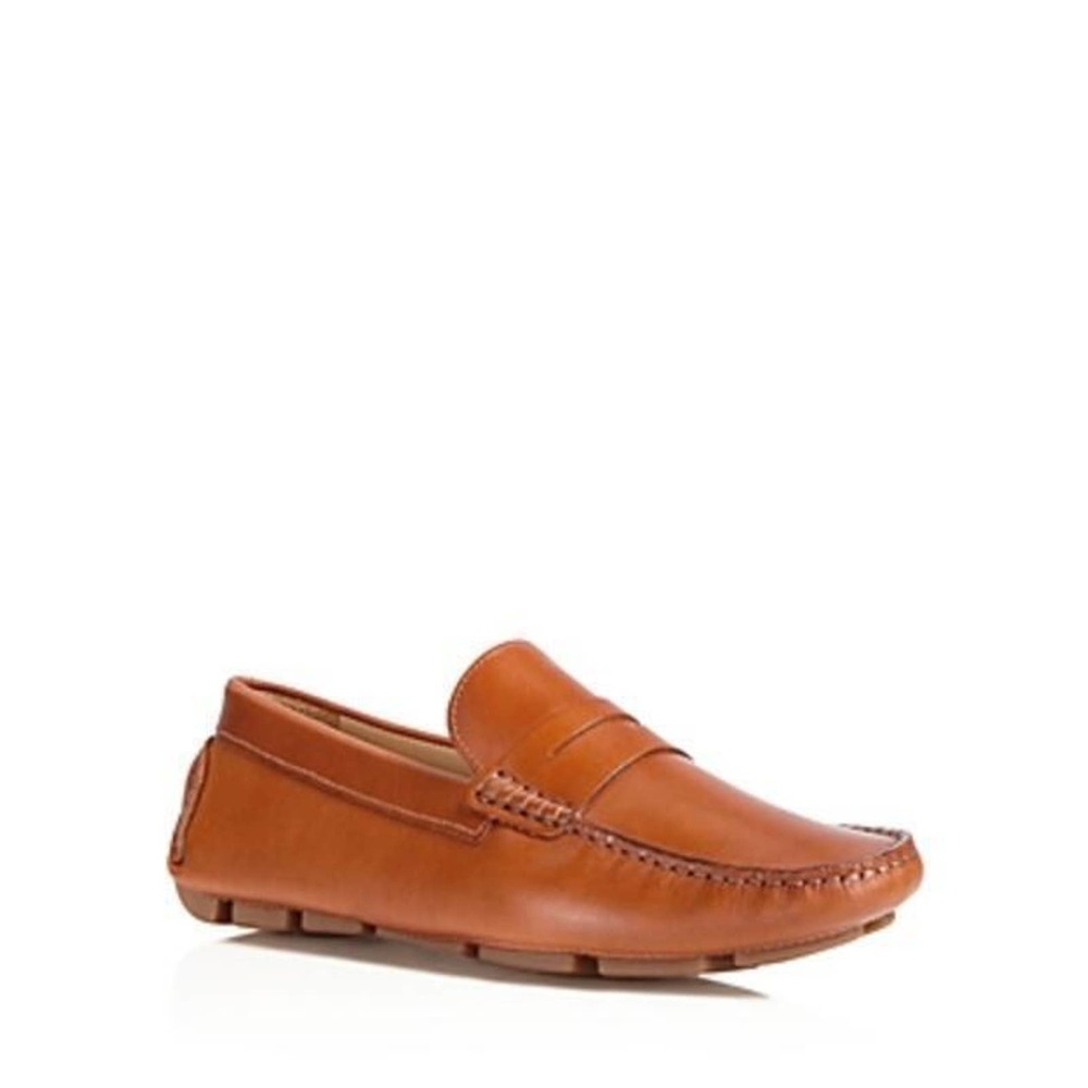 The Men's Store Men's Penny Loafer Drivers Cognac US 9.5
